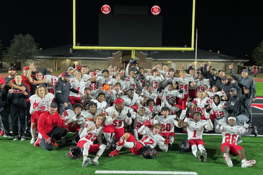 The Redhawks 27-24 win over Lovejoy, the states #2 ranked 5A Division II team, earned the team a share of the District 7-5A championship. On Friday, the Redhawks take on Aledo, one of the top programs in the state. The kicks off at 7 p.m. at UNTs Apogee Stadium in Denton. 