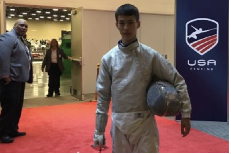 Junior Chelan McNears fencing journey has been met with moments of losing motivation. However, 
because of his abilities as well as determination, D’Asaro hopes Chelan can demonstrate more of his skills and continue to participate in fencing throughout college. 