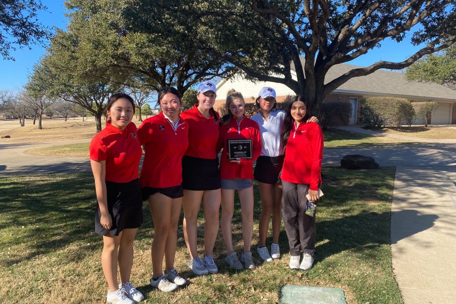 The girls golf team took home the runner up slot at the Adams Buffet Tournament. For now, the team hopes to continue to improve to bring home a first place trophy in their next tournament.