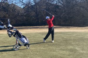 With an almost completely new team this season, the boys golf team returns to the courses. The team is optimistic about the upcoming season, with goals of heading to Regionals and State.