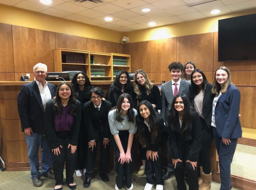 In FISD, there is both a CTE mock trial team and a CTE mock trial class. This week, the classes are going head to head.