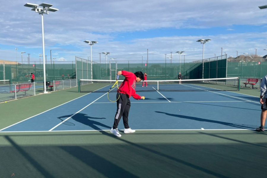 Redhawk tennis looks to get another win against Memorial on Tuesday. “We [can’t] beat ourselves [mentally],” assistant tennis coach Neil Grobler said.