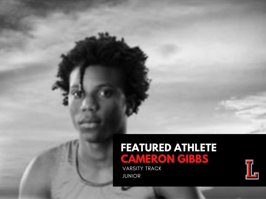 Wingspans Featured Athlete for 3/17 is track runner, junior Cameron Gibbs.