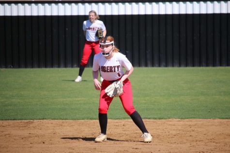 During spring break, the softball played two games. Springing back, the Redhawks won against the Centennial Titans, 16-1, and the Independence Knights, 14-2.