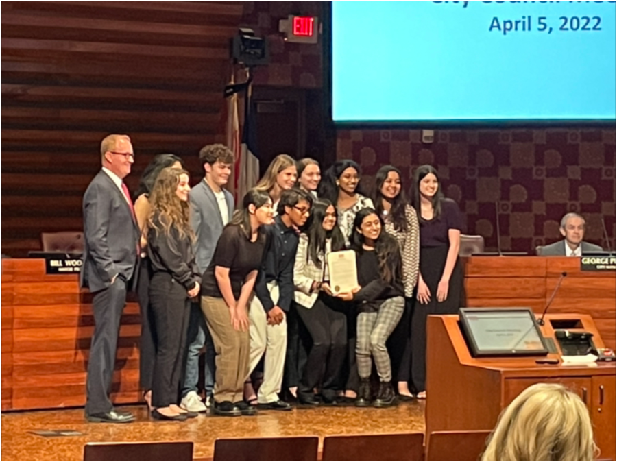 The Frisco ISD CTE Mock Trial was dedicated an official day by Frisco City Council after all their hard work during their season.