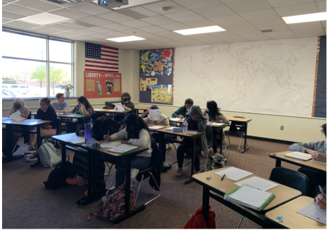 AP U.S. History students have the opportunity to learn about immigration through a migration research project. Students have creative freedom in how they present their project over one of various different ethnic groups to the United States.