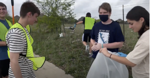 In light of Earth Day, student council partook in their annual trash cleanup.