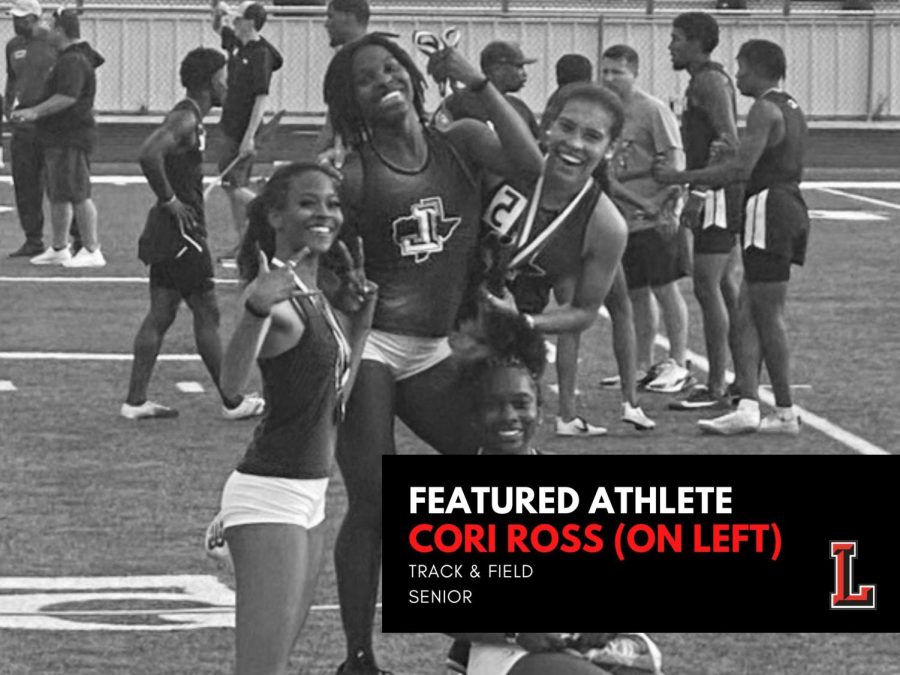 Wingspans featured athlete for 5/9, track and field athlete, senior Cori Ross.