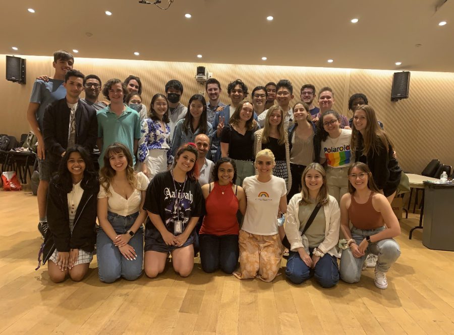 Senior Riya Kumar (pictured bottom left) attended a month-long Film and TV Scoring Program for students interested in screen scoring. Not only did her experience and skills grow from this program, but the program provided Kumar with numerous opportunities such as working with award winning Hollywood composer, Michael Levine.