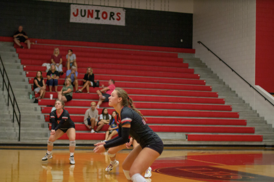 The volleyball team travels to Centennial High School to face the Titans at 5:30 p.m. on Friday. They are hoping to bounce back from a loss to the Memorial Warriors on Tuesday.