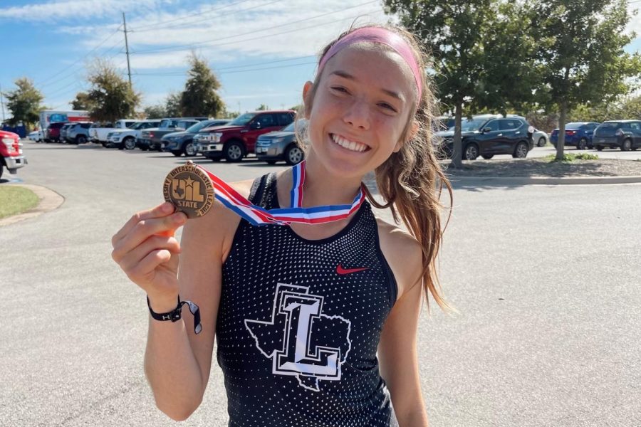 Sydni Wilkins medaled with an eighth place finish at the state competition. “This season’s success was surprising considering that cross country was a completely new sport to me but it’s rewarding to place high at state because it shows all the hard work I put into this season, Wilkins said.