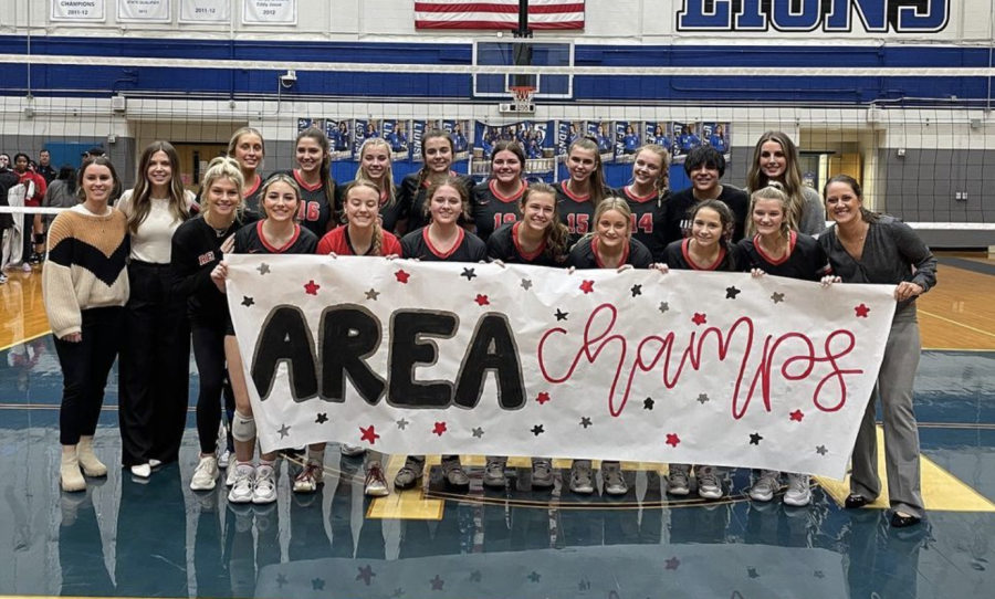 On+Tuesday%2C+Redhawk+volleyball+coaches%2C+Eighmy+Dobbins%2C+Taylor+Ruesch%2C+Callie+Pearson%2C+and+Heather+Whitcomb+were+awarded+the+2022+District+10-5A+Coaching+Staff+Of+The+Year.+This+award+was+earned+through+a+season+of+dedication+and+commitment+from+the+players+and+the+coaches.