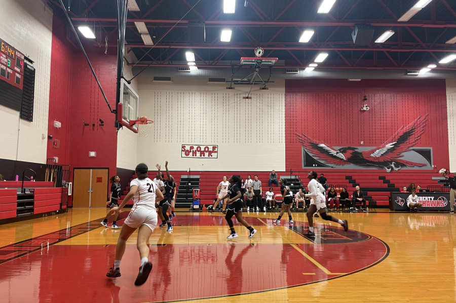 The girls basketball team saw a win over the Emerson Mavericks on Wednesday. They hold on to their first ranked position in District 10-5A, and bring their record to 8-1.