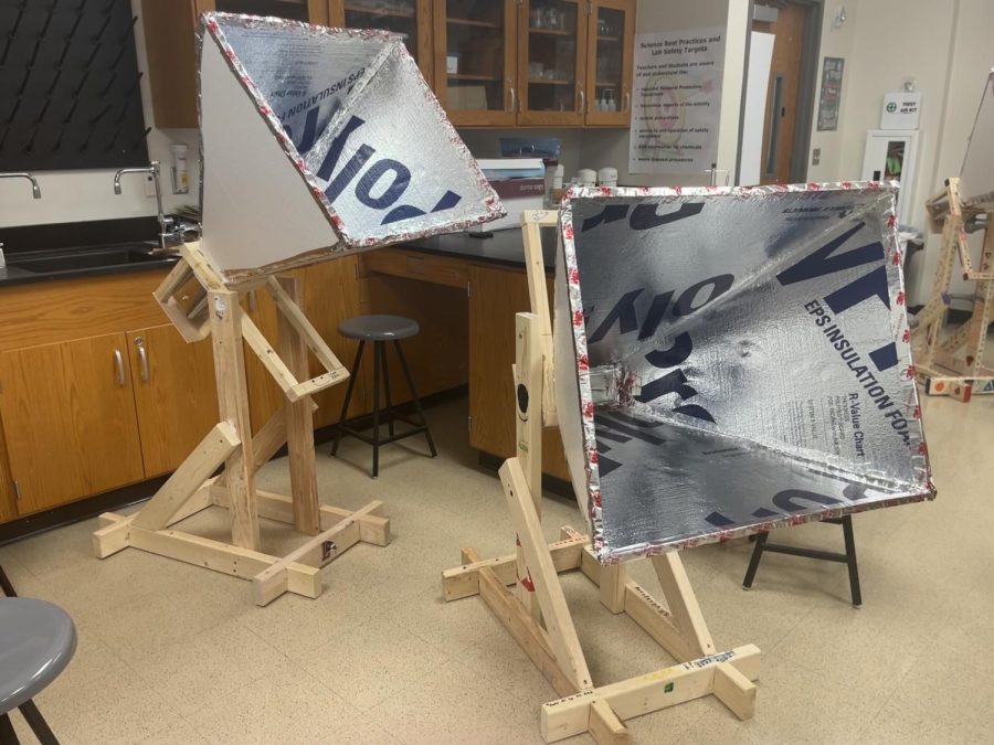 Astronomy students are building radio horn telescopes. The telescopes designed to use radio waves to search for hydrogen in the galaxy, and teacher Kenric Davies hopes it will allow students to redesign an investigation done in the 1930s.

