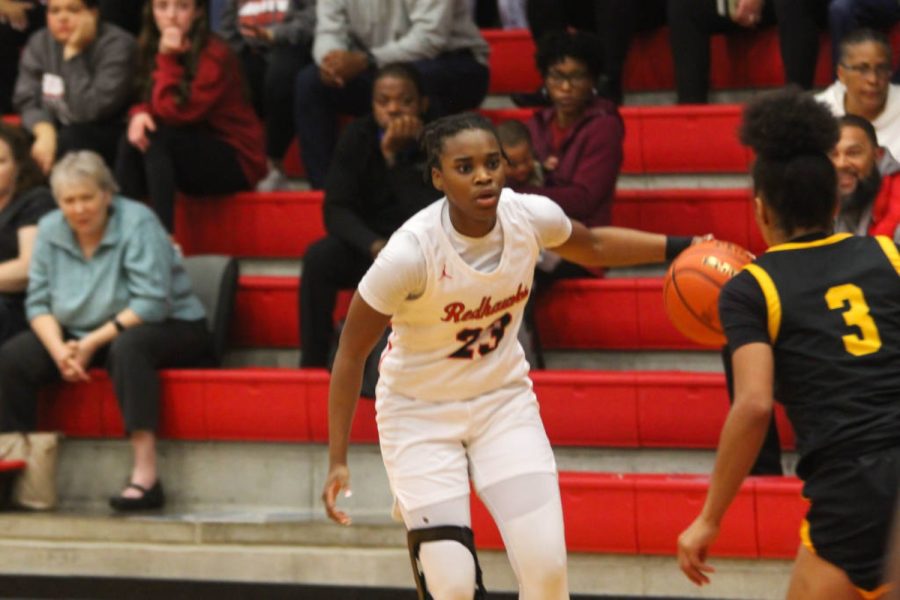 The girls basketball team looks to gain another win on the road as they compete for the regional championship on Friday. Playing in the fourth round of playoffs, the team feels confident in their abilities.
