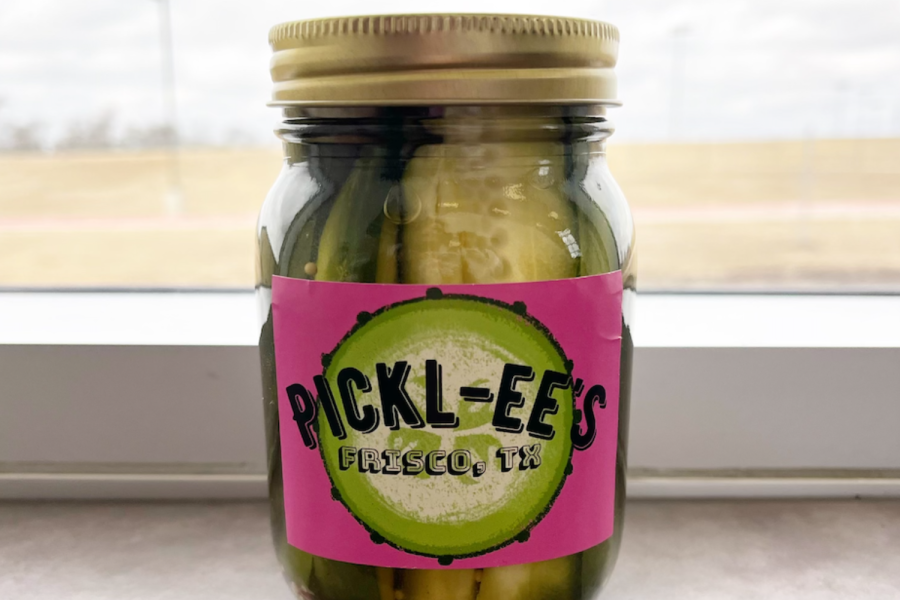 Senior Emily Thomas started her own pickle business during the COVID-19 pandemic to sell to her friends and family. Fast forward 3 years later, and Thomas has created a full-blown pickle business favorited by many around Frisco. 