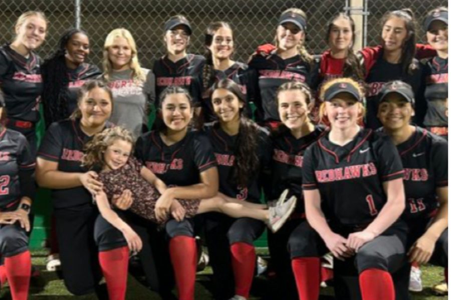 Softball+continues+on+in+their+2023+season%2C+walking+away+from+Lebanon+Trail+with+another+win+under+their+belts.+This+game+closed+out+the+first+round+of+District+10-5A+play.