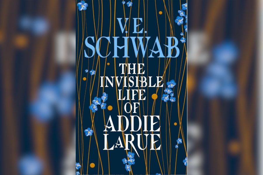 The+Invisible+Life+of+Addie+LaRue+by+V.E.+Schwab+is+a+fantasy+novel+that+follows+the+life+of+Adeline+LaRue%2C+a+woman+living+in+1714+France.+The+story+follows+LaRue+as+she+chases+her+dreams+to+see+the+world.%0A