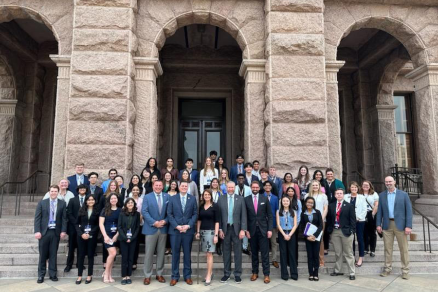 Frisco ISDs Superintendent Advisory Board took a trip to the Capitol. The students conducted research over previous months and were able to share their thoughts on a bill they had discovered, some even pitching their own to the legislatures. 
