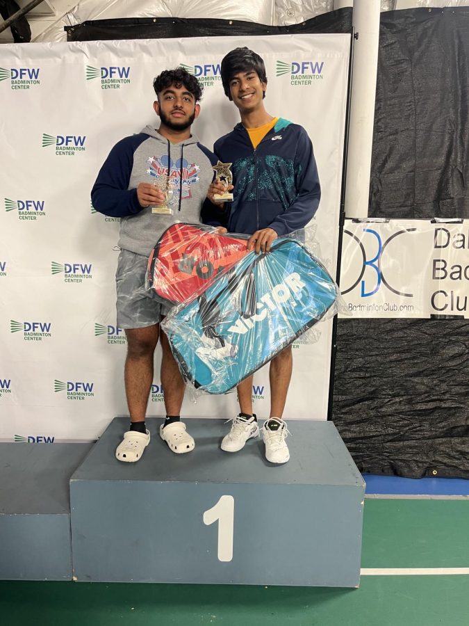 Gupta and his teammate won the Men’s Doubles C Bracket at the 2023 Puccini Texas Championships.