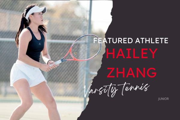 Wingspan’s Featured Athlete for 8/24  is tennis player,  junior Hailey Zhang.

