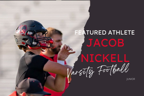 Wingspan’s Featured Athlete for 8/31 is football player,  junior Jacob Nickell.
