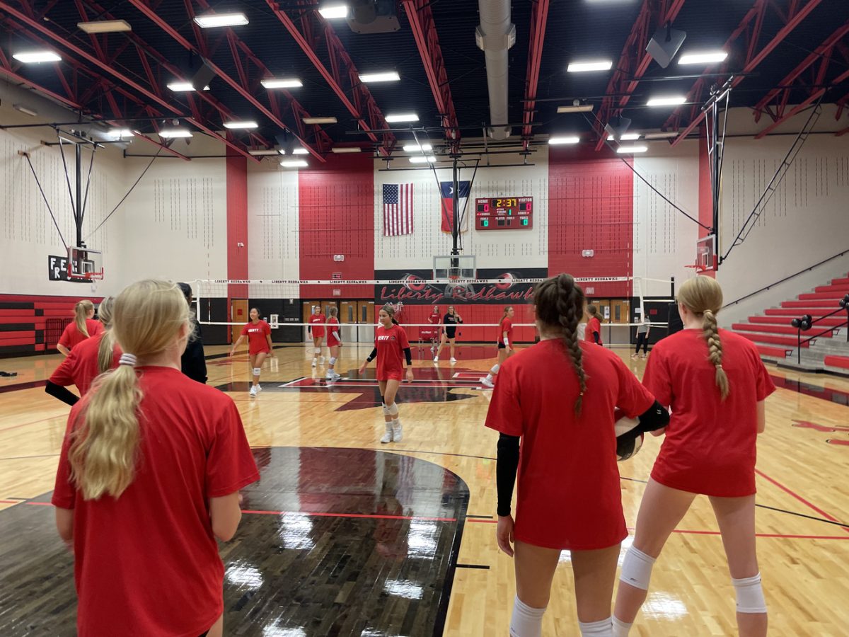 The Redhawk volleyball team was able to soar over Panther Creek on Friday, but took two loses on Saturday against Lovejoy and Wakeland. “I’m happy with how hard we played even though we didn’t win,” junior Andrea Juneau said.
