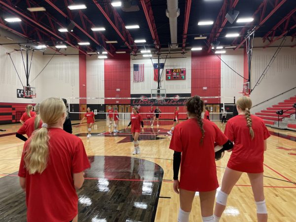The Redhawk volleyball team was able to soar over Panther Creek on Friday, but took two loses on Saturday against Lovejoy and Wakeland. “I’m happy with how hard we played even though we didn’t win,” junior Andrea Juneau said.