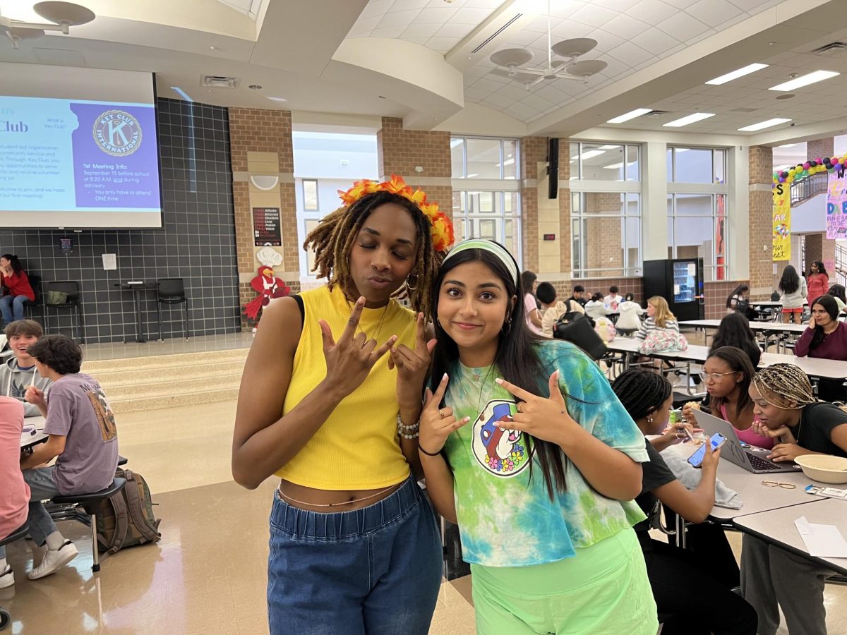 Students such as junior Tierany Scott and senior Shaina Banerjee were found dressing up in a 70s fashion.
