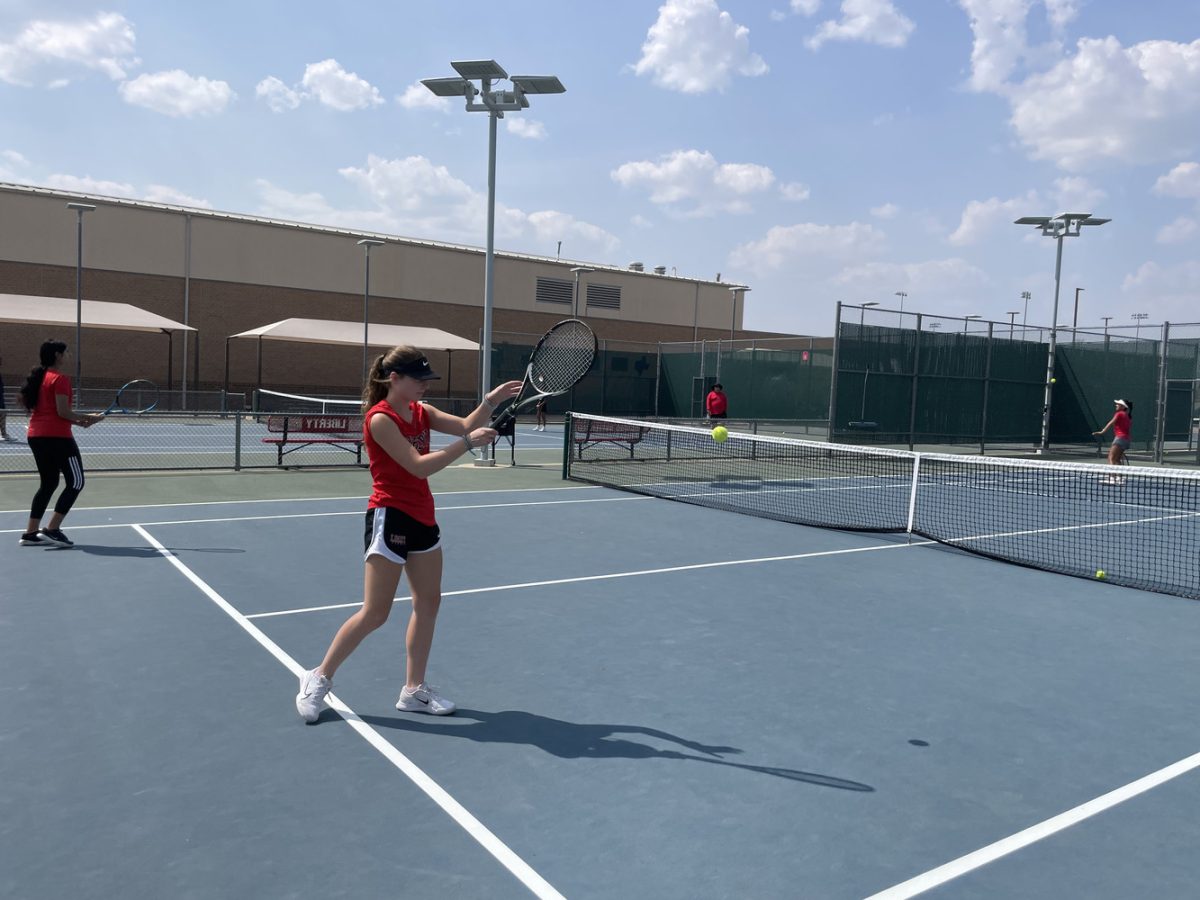Tennis takes on the #1 state ranked Centennial titans. “Our group knows what a victory would mean and what’s at stake,” head tennis coach William Davis said. 