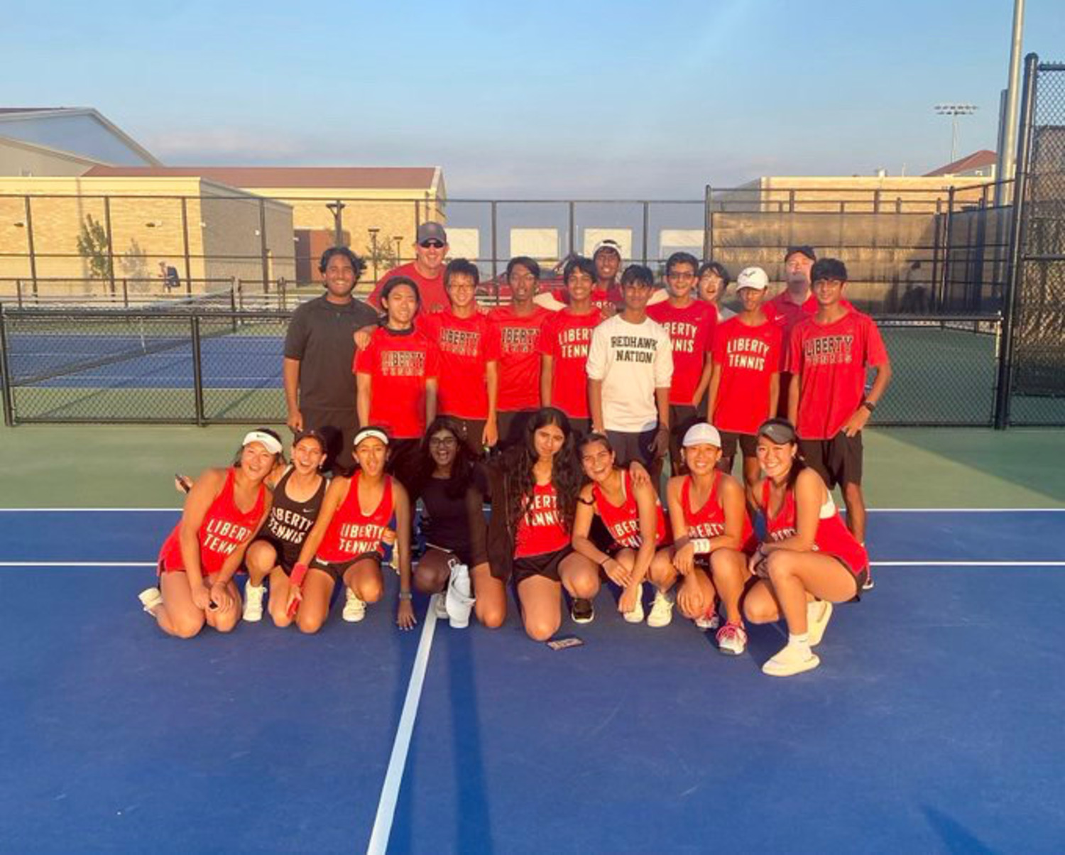 Tennis clinches a playoff spot after a victory over Walnut Grove Wednesday. “It was a huge win,” head tennis coach William Davis said.