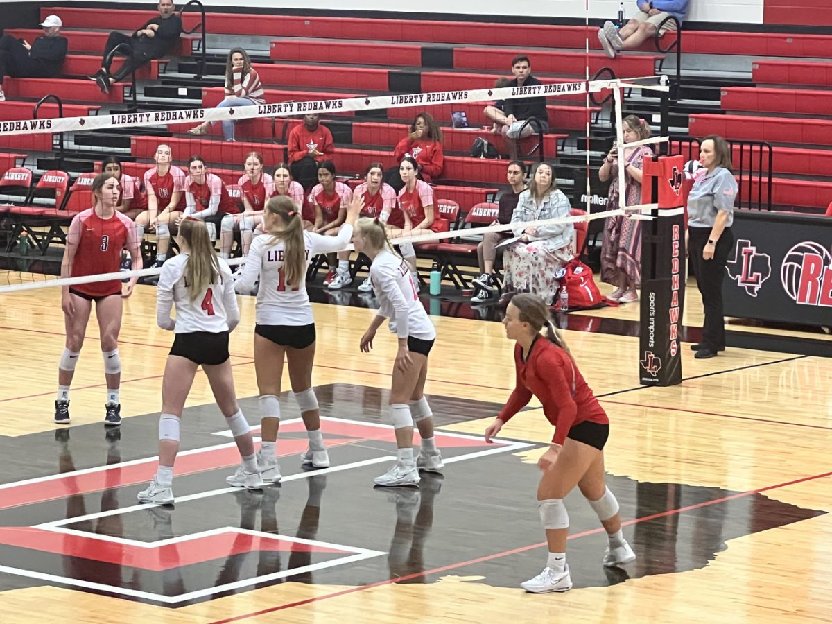 In+a+close+match+against+Centennial+Friday%2C+Redhawk+volleyball+still+managed+to+come+out+with+a+3-2+win+over+the+Titians.+Obviously+we+are+thankful+for+the+win%2C+but+it+didn%E2%80%99t+necessarily+happen+how+we+had+hoped%2C%E2%80%9D+head+coach+Eighmy+Dobbins.