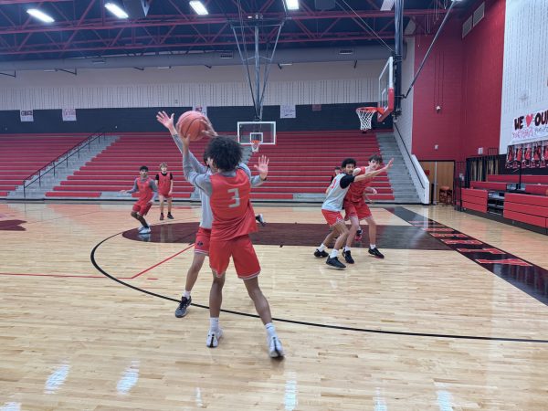 The boys’ basketball team (1-0) is hosting the Plano East Panthers (1-0) Thursday at 1:30 p.m and 6:00 p.m for two games that players and coaches agree will put the Redhawks’ skills to the test early in the season.