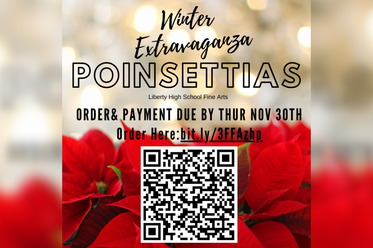 Fine+arts+is+selling+poinsettias+to+adorn+the+stage+during+the+Winter+Extravaganza+concert.+Students+can+purchase+poinsettias+for+%246.50+each.+