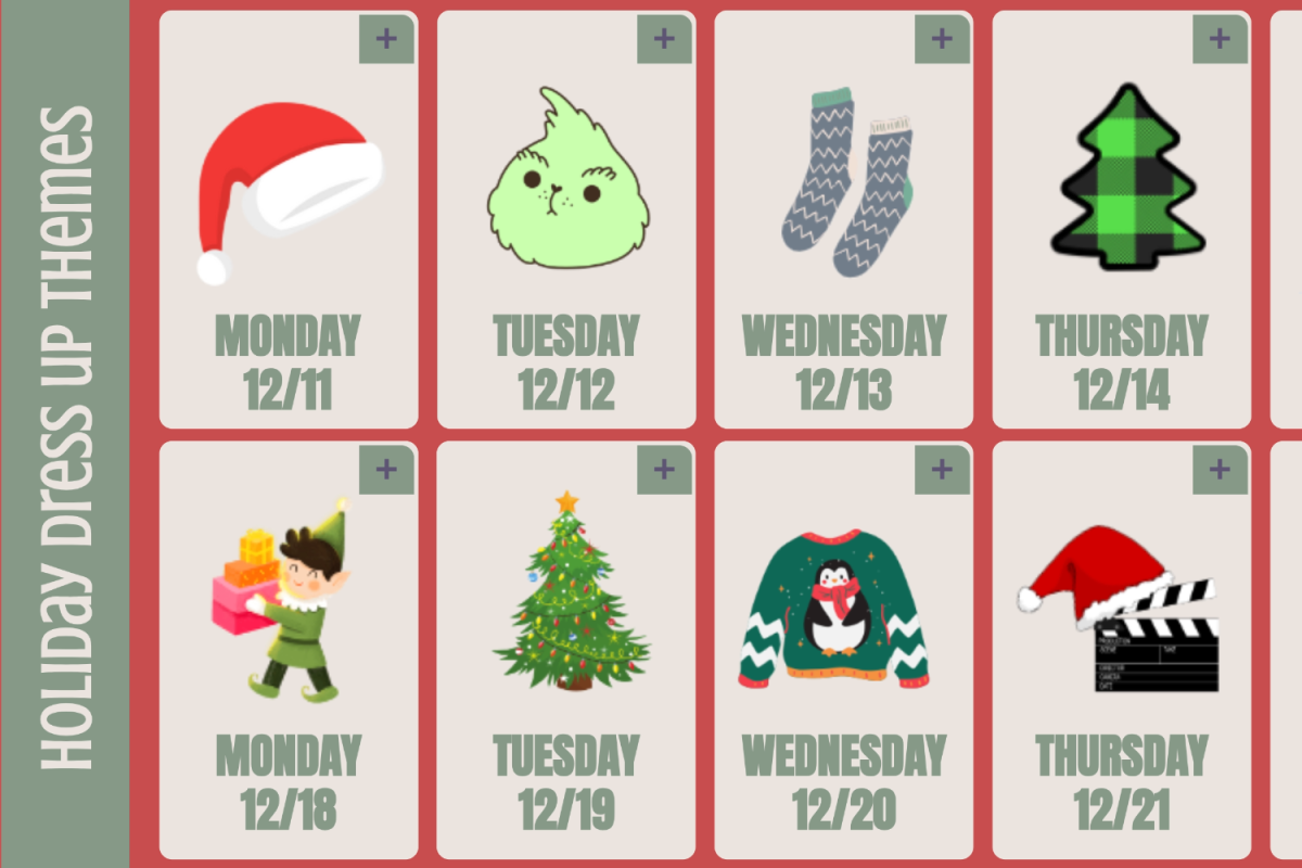 Campus decks the halls with holiday dress up days