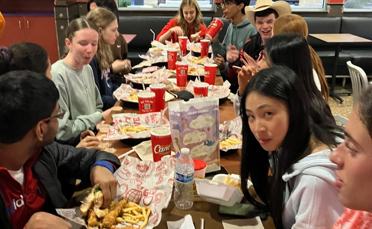 Hosting several social events throughout the school year, Best Buddies lates outing was to Raising Canes on Wednesday. In additional to current students, several former members of Best Buddies made a visit to the event. 