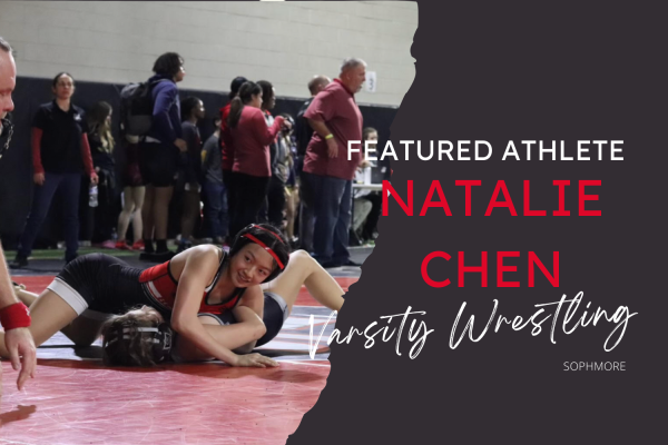 Wingspan’s featured athlete for 2/1 is varsity wrestler, sophomore Natalie Chen (top).