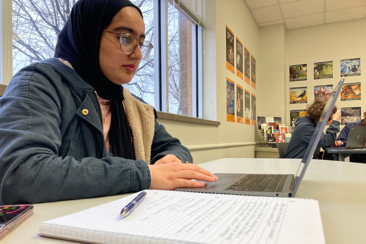 Student at the University of Texas at Dallas, Umama Suriya, is learning under English teacher David Volkmar as a student teacher. Volkmar has mentored many student teachers during his time on campus, and Suriya is looking forward to getting more experience in the classroom.