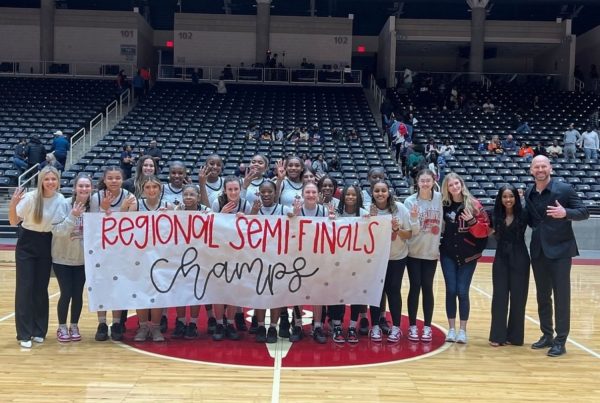 Friday the Redhawks were crowned Regional-Semifinal Champions after a 69-52 win over McKinney North. Although the group still needed to win Saturdays game to advance to the State Tournament.