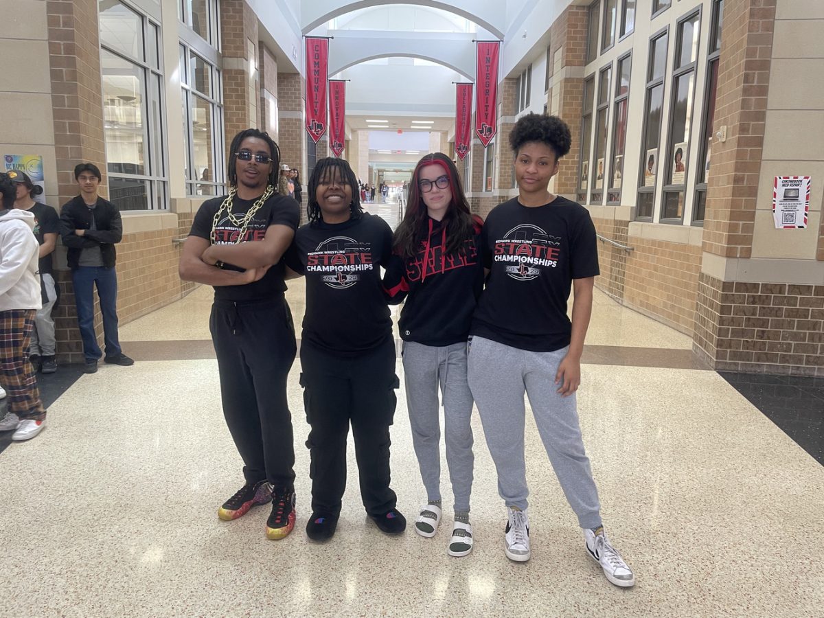 Four Redhawks wrestlers soar down to Houston Friday and Saturday to compete in the State Championship Final. “We’ve punched our ticket to state and now this is where we lay everything on the line,” head coach Justin Koons said.