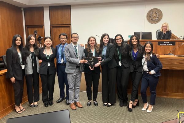 At the State Mock Trial Competition, the CTE Centers Competitive team came in second for the third year in a row. Junior Christine Han has been a member for three years, and senior Maya Silberman took home the Best Advocate Award at the competition.