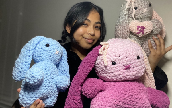 Sophomore Tuhina Pandit has transformed her passion for crochet into a thriving small business, @tuhinaa.crochetss on Instagram. Pandit makes a variety of products including custom crochet plushies for her clients.