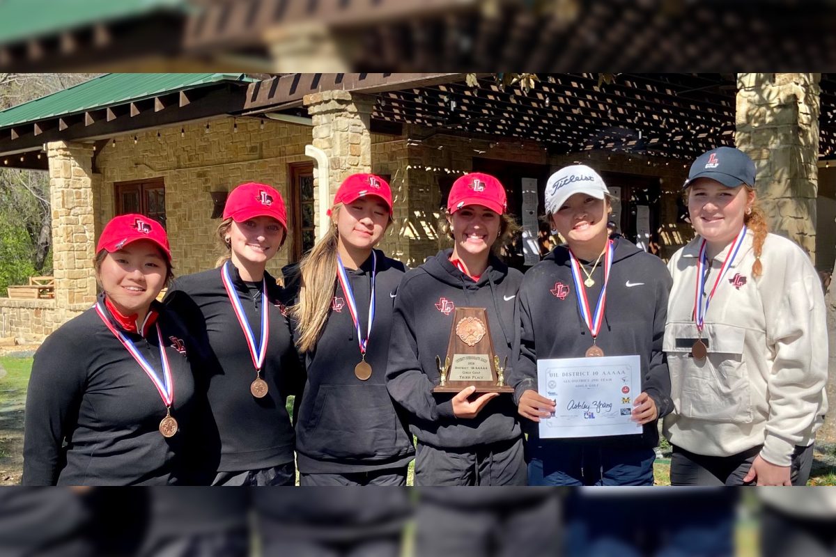 Finishing one spot out of qualifying for the regional tournament, the girls golf team finished in 3rd place at the District 10-5A tournament on Monday and Tuesday 

