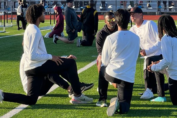 After weather cancelled the team's first meet, the Redhawks track and field team competed in the Trojan Relays Saturday.

Despite the warmer weather, cooler temperatures in the morning led to the. cancellation of some field events. 