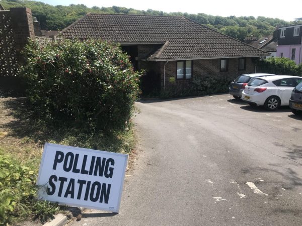 A polling station in the city of Brighton, United Kingdom, is pictured. As Brits and international citizens alike go to the polls this year, stricter regulations of voting may make it more difficult to cast your ballot.