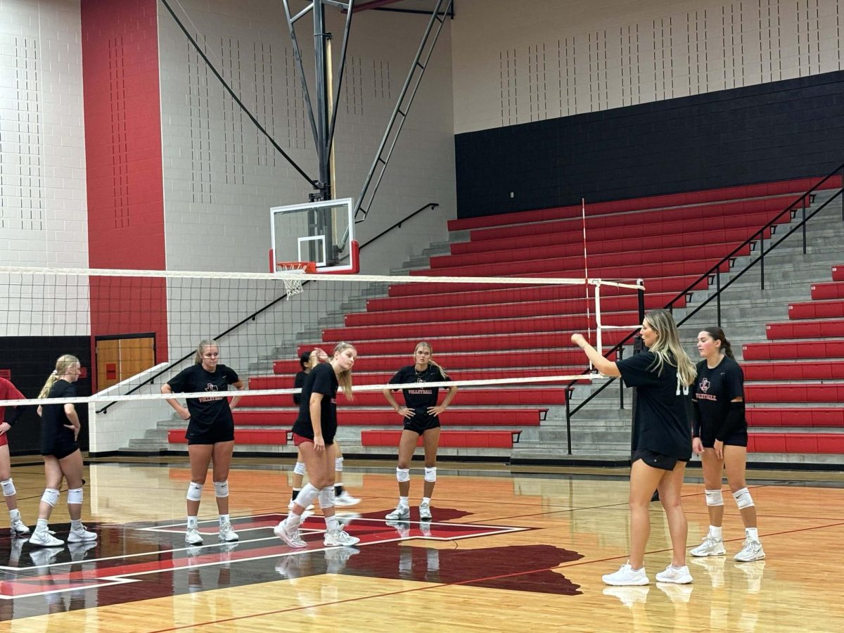 Fifth-place Redhawks volleyball (2-1) defeated the Centennial Titans (2-1) 3-0 Friday to knock the Titans from their former first-place standing.
