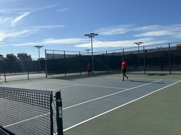 Although the tennis team was defeated in a tough match by Centennial, the coaches and players say they learned many lessons from the experience that will help them improve their game.