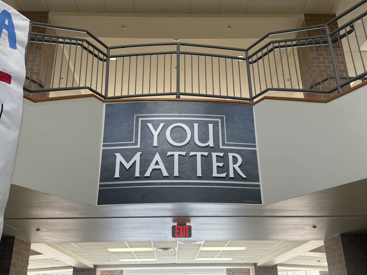 Introduced in the 2024 school year, the new Redhawks' motto hopes to foster student appreciation and inclusion. Two murals of the new motto can be found on campus.