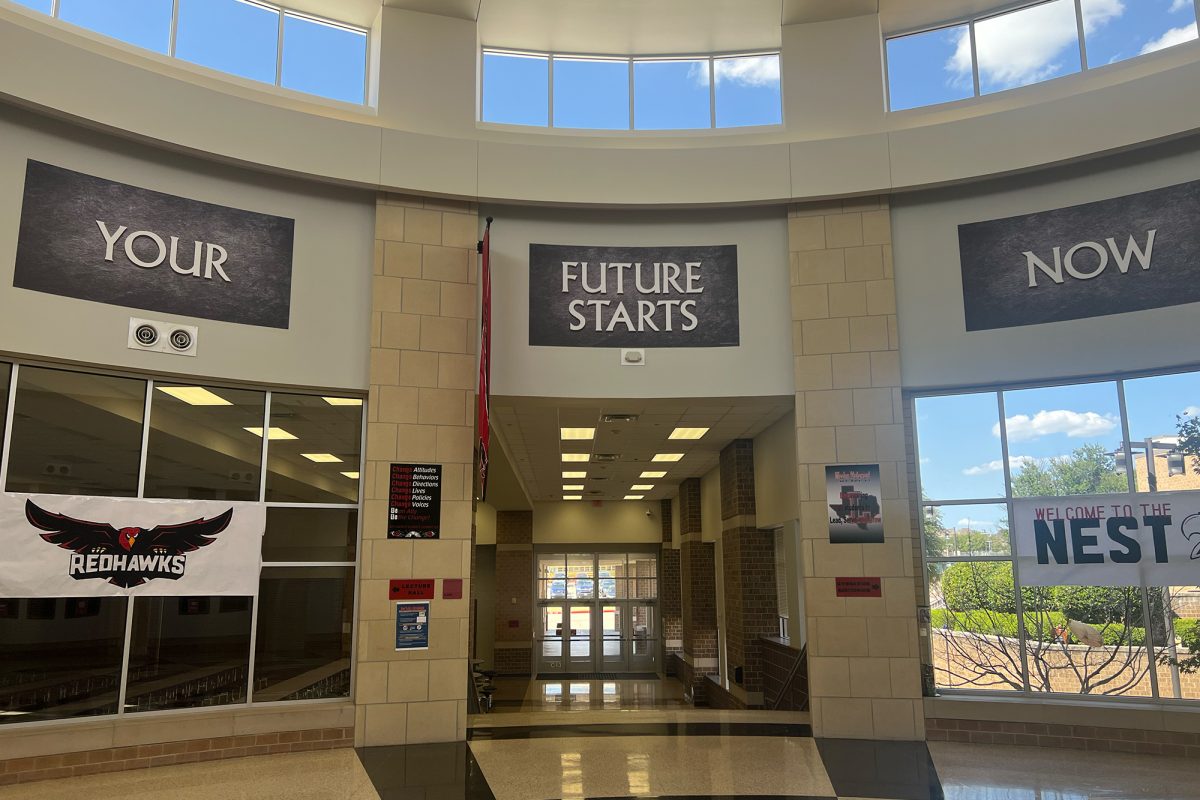 There are several new signs and murals in the school's main hallway include one that is spread out through the rotunda that reads "Your Future Starts Now". 

"We felt like students needed to see the message that everybody matters," principal Stacey Whaling said. "Because sometimes people don’t always feel like that."