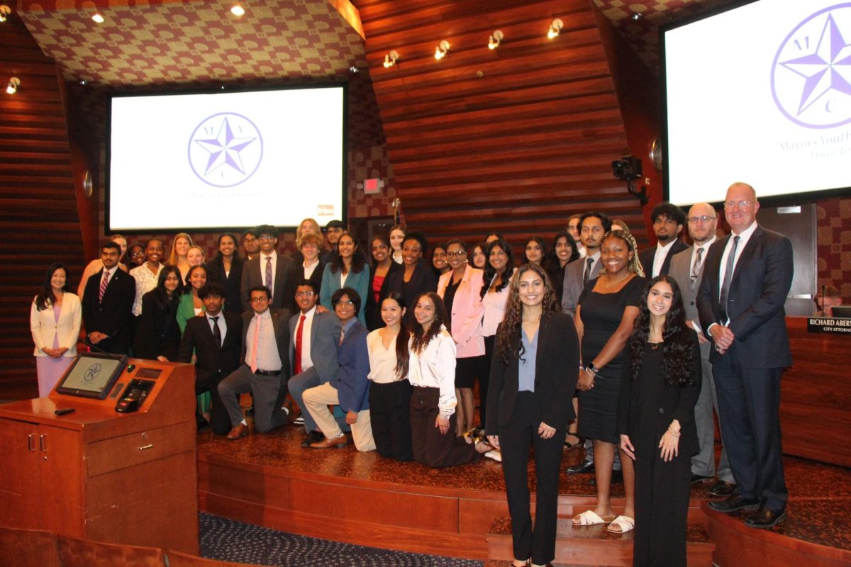 The counseling department provided students with different leadership opportunities in Frisco and Texas. The Mayor's Youth Council is one of them. 